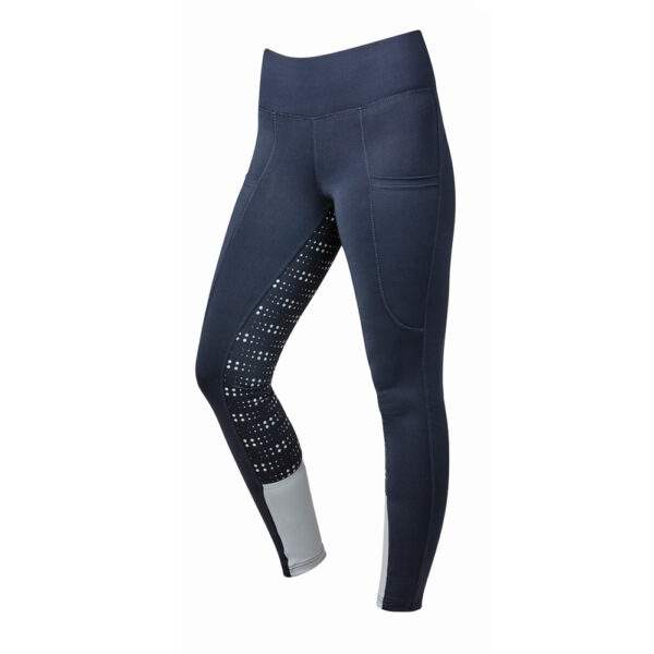 Dublin Performance Cool It Dot Print Riding Tights Navy Seal3