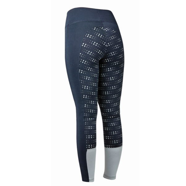 Dublin Performance Cool It Dot Print Riding Tights Navy Seal4