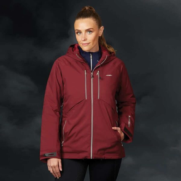 Weatherbeeta Tania Waterproof Jacket Maroon