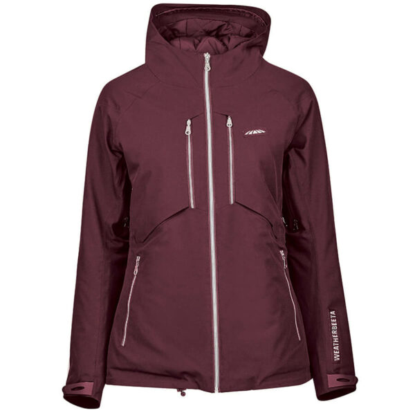 Weatherbeeta Tania Waterproof Jacket Maroon