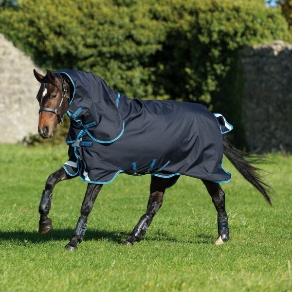 Horseware Amigo Bravo 12 Turnout Bundle 450g Navy/Electric Blue