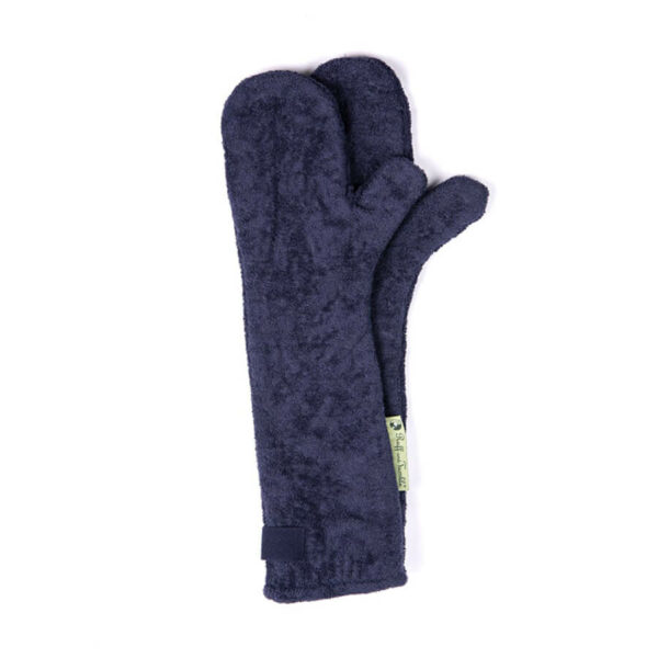 Ruff and Tumble Dog Drying Mits French Navy