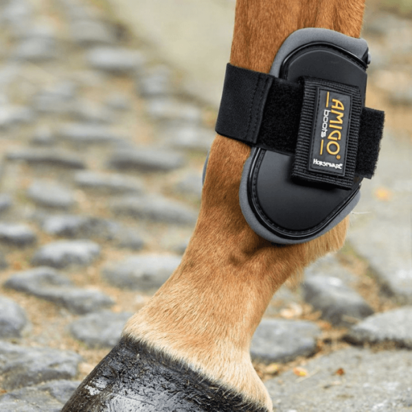 amigo tendon fetlock boots logo