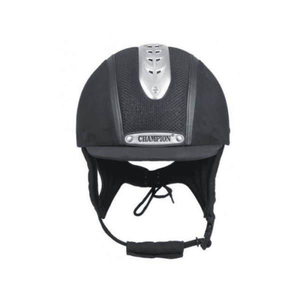 champion evolution puissance childrens riding hat black front