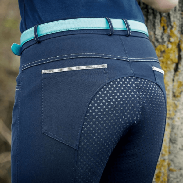 dublin jet full seat breeches navy back