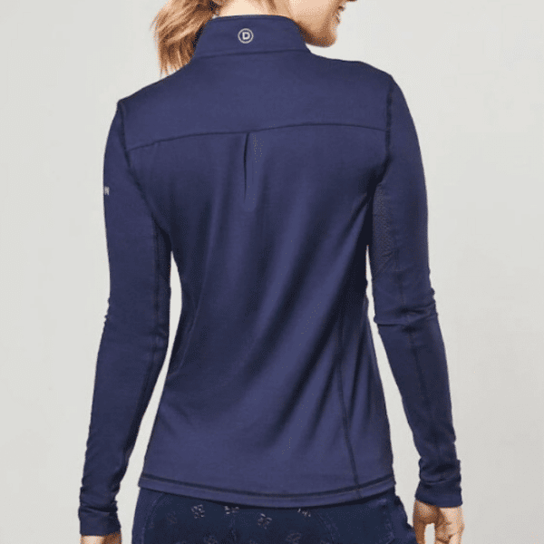 dublin kylee long sleeve shirt ii navy lf back