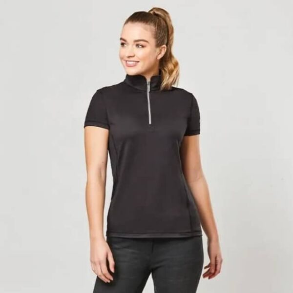 dublin kylee short sleeve shirt ii black front 5