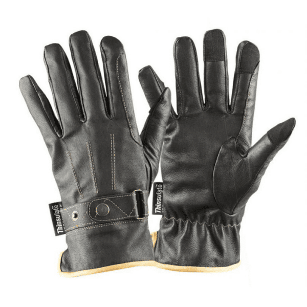 dublin leather thinsulate winter riding gloves pair 1