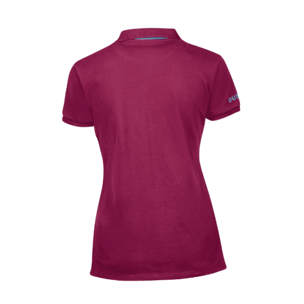 dublin lily cap sleeve polo crimson red b