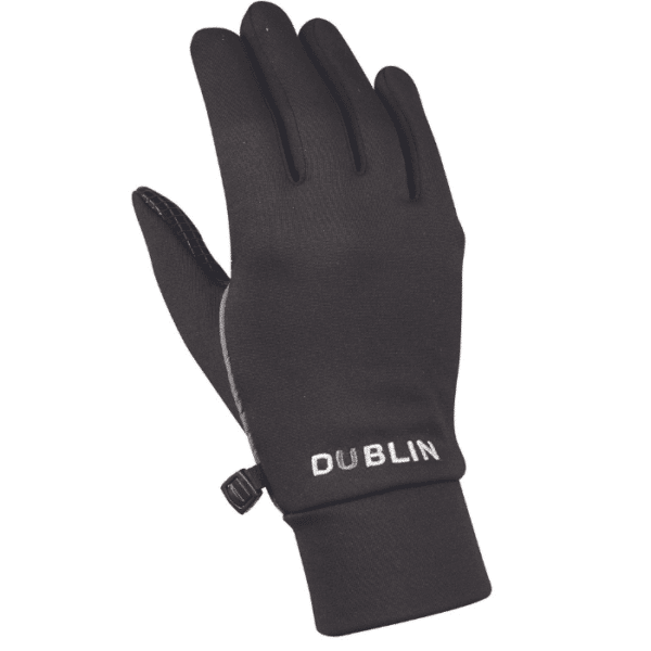 dublin thermal riding gloves black