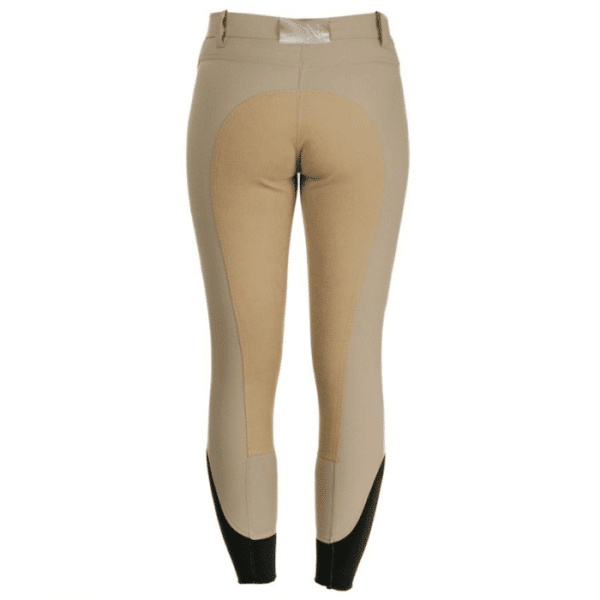 horseware ladies full seat competition breeches beige back