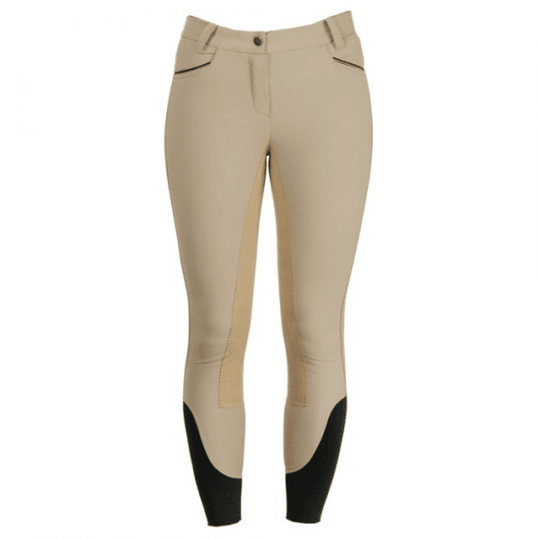 horseware ladies full seat competition breeches beige front 1