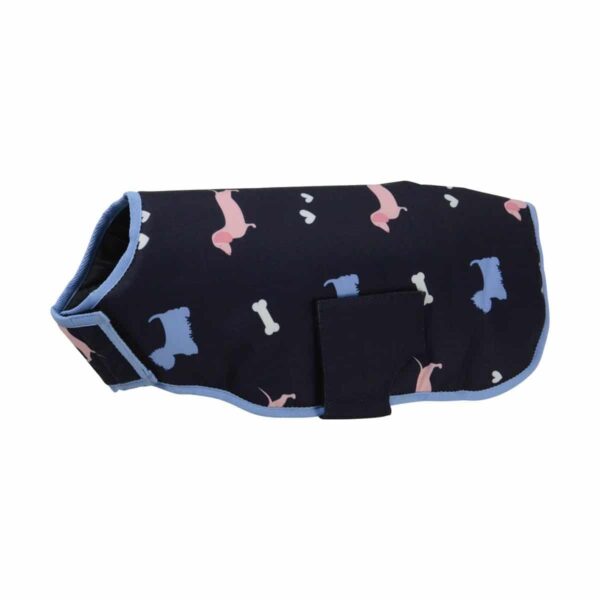 HY Navy Blue And Pink Dog Coat