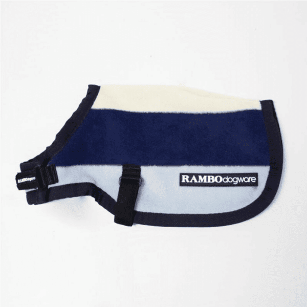 rambo deluxe dog rug navy