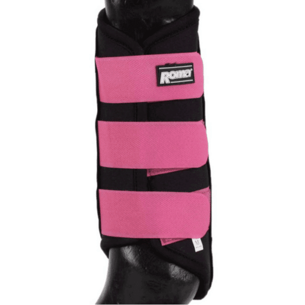 roma neoprene brush boot black pink1