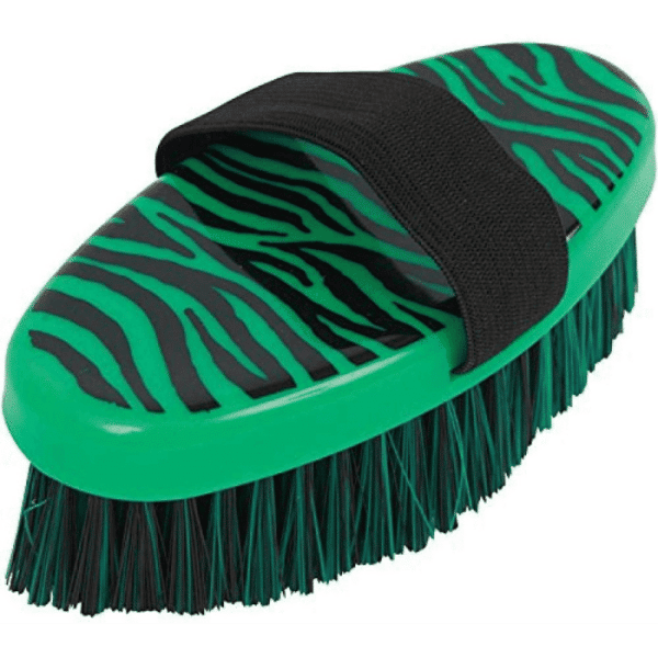 roma zebra body brush green 1