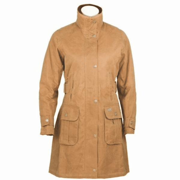 toggi alice three quarter wax jacket front 2