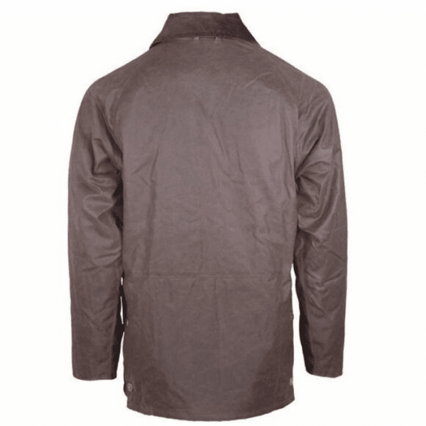 Chocolate Unisex Wax Jacket