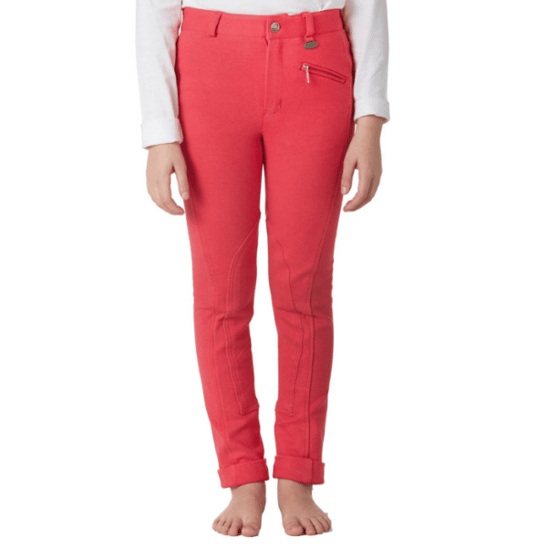 toggi childrens classic jodhpurs pink front