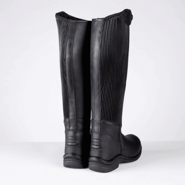 toggi quest riding boots black back