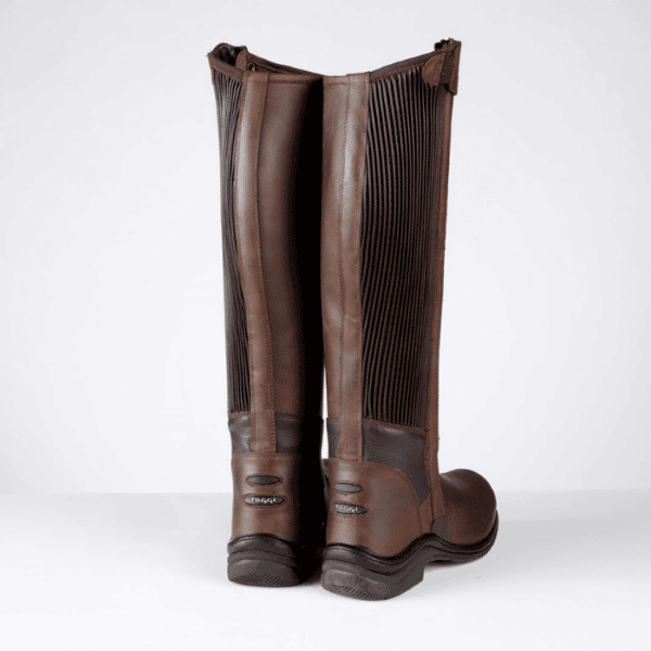 toggi quest riding boots brown back