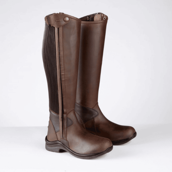 toggi quest riding boots brown side 5