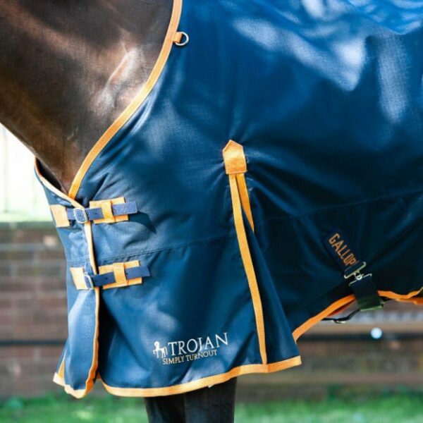 trojan 100 turnout rug hem