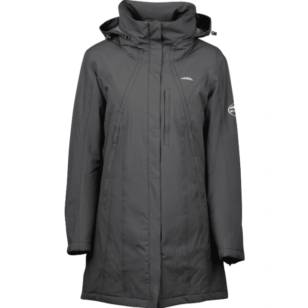 weatherbeeta kyla waterproof jacket asphalt grey front 4