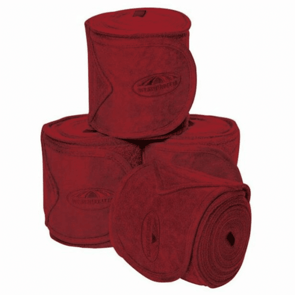 weatherbeeta prime fleece bandages burgundy