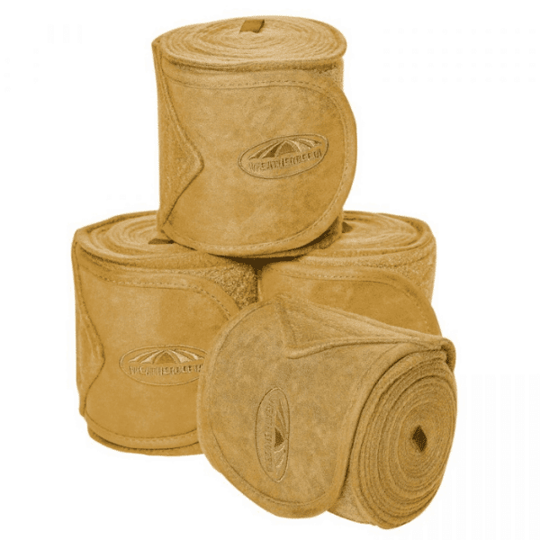 weatherbeeta prime fleece bandages mustard