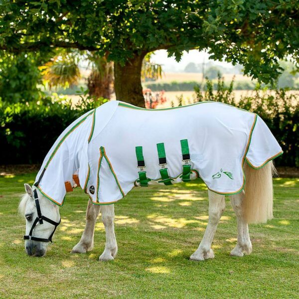 Gallop Fly Mesh Combo Rug White